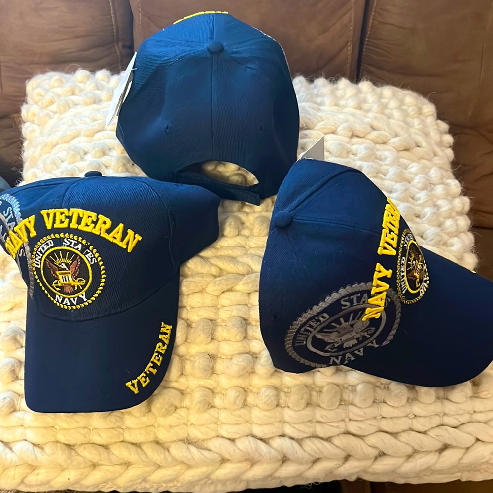 U.S NAVY VETERAN BLUE CAP